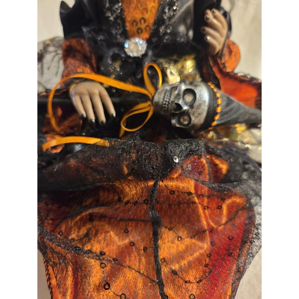 Broomstick Blvd Halloween Witch Doll 30